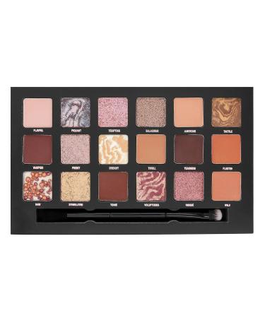 W7 Tempting Multi-Textured Pressed Pigment Eyeshadow Palette - Racy | Shop Internationally for Vibrant Colors & Long-Lasting Wear - Buy Online on GoSupps.com