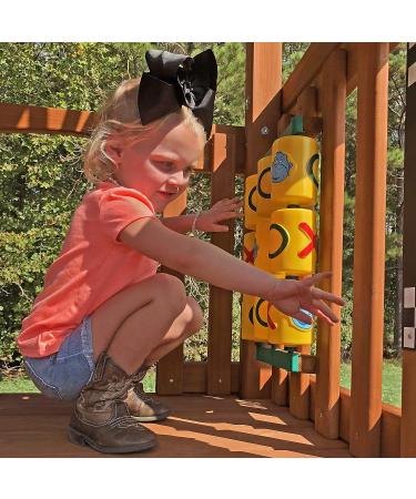 Gorilla Playsets 07-0010 Tic Tac Toe Spinner Activity Panel - Yellow - Buy Online on GoSupps.com