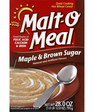 Malt-O-Meal Maple And Brown Sugar - Hot Cereals 28 Ounce