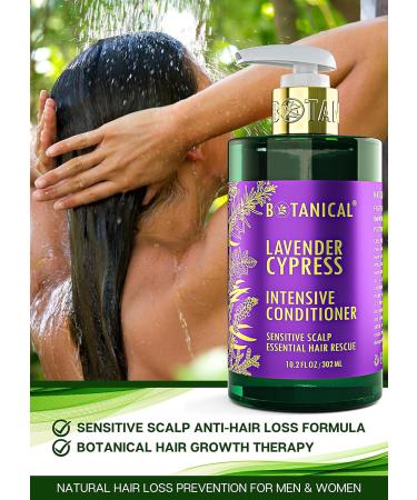 Botanical Hair Growth Conditioner for Sensitive Scalps | Anti-Hair Loss Lavender Conditioner | Thinning Hair Solutions for Women & Men | 10.2 Fl Oz - Cypress - Buy Online on GoSupps.com
