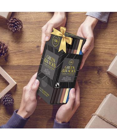 Green & Black's Chocolate Gift Set - 85% Dark, 70% Dark, Milk with Almonds, White - 6 Organic Bars - Buy Online on GoSupps.com