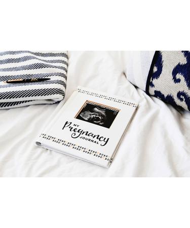 Pearhead Pregnancy Journal & Keepsake Book - Gender Neutral Memories Album for Baby Boy or Girl - Black and White Design - 1 Count - Buy Online on GoSupps.com