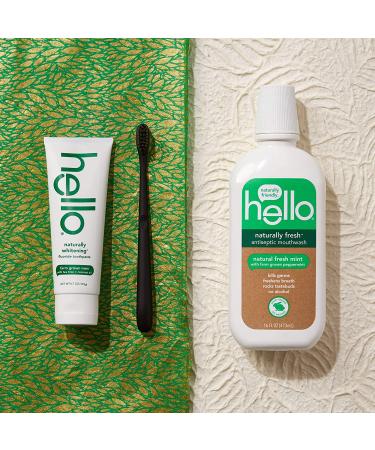 Naturally Fresh Antiseptic Alcohol-Free Mouthwash 16oz (Pack of 3) | Mint & Peppermint | Fluoride-Free, Vegan, SLS-Free, Gluten-Free - Buy Online on GoSupps.com