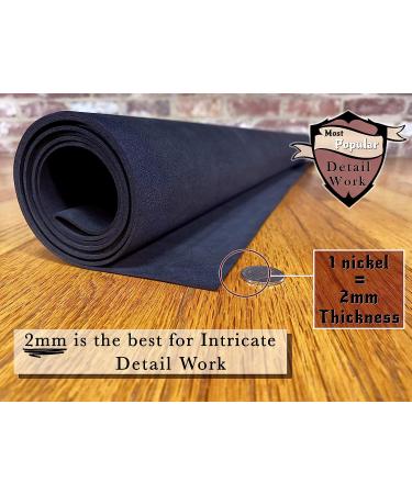 EVA Foam Cosplay Sheet - 2mm Thickness Black/White - 14x39 - Ultra High Density 85 kg/m3 - The Foamory - Buy Online on GoSupps.com
