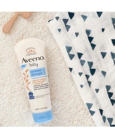 Aveeno Baby Eczema Therapy Moisturizing Cream 7.3 oz - Relieves & Moisturizes Sensitive Skin - Buy Online on GoSupps.com