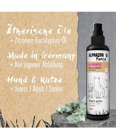 Alphazoo Milbhunter Anti-Mite Spray for Dogs Cats Horses & Chickens - 500ml Natural Mite Solution for Long-Term Protection Against Infestation - Buy Online on GoSupps.com