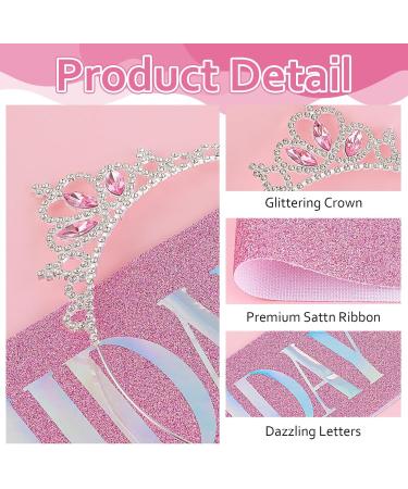 Andibro Glitter Rhinestone Headband Set Pink - Buy Online on GoSupps.com
