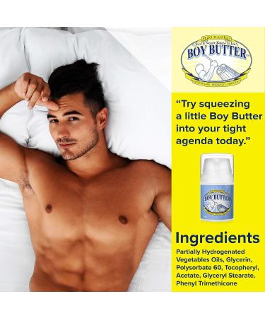 Boy Butter H2O Formula Water Based Lubricant Personal Lubricants for Privacy with Vitamin E and Shea Butter Non-Sticky Washable and Clear Non-Staining Lube Made in the USA 2oz H2O 59 ml (Pack of 1) - Buy Online on GoSupps.com