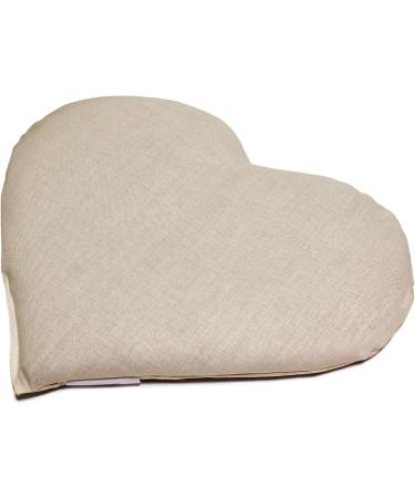 Organic Heart-Shaped Cherry Stone Pillow - 30x25cm Heat & Grain Pillow - Perfect Natural Gift - Buy Online on GoSupps.com