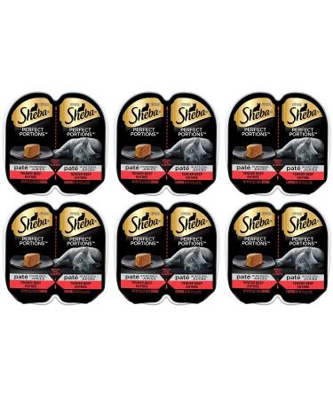Sheba 2.6OZ Beef Food Pack of 6