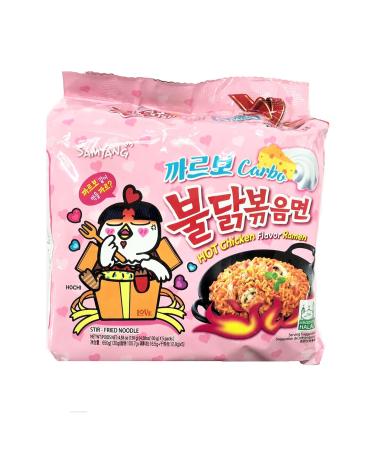 Samyang Hot Chicken Flavour Ramen Carbonara 130g (5 pieces)