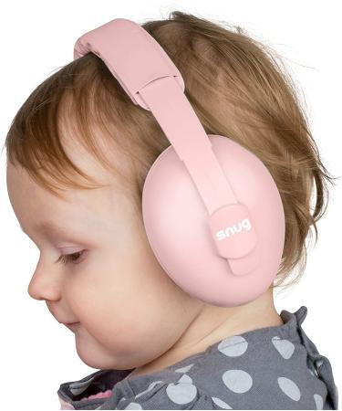 Snug Baby Earmuffs - Pink Hearing Protection for Babies 0-2+ | Toddler & Infant Ear Defenders - Buy Online on GoSupps.com