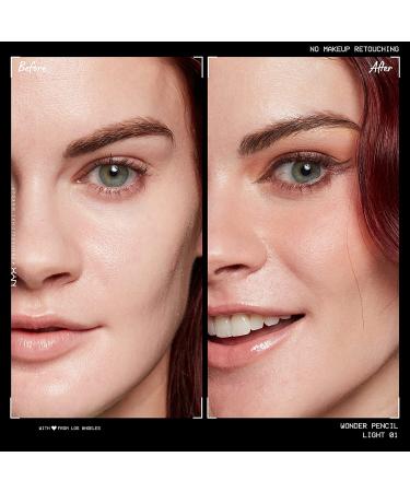 NYX Wonder Pencil Light 01 - Multi-Use Highlighter & Concealer Stick - Buy Online on GoSupps.com