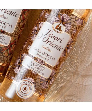Tesori d'Oriente Rice & Tsubaki Oil Bath/Shower/Cleansing Body Oil for Women - 8.45 fl oz - Made in Italy - Buy Online on GoSupps.com