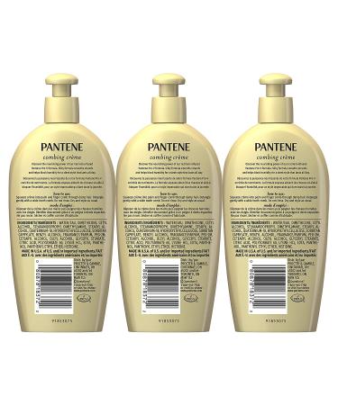 Pantene Pro-V Combing Cream Triple Pack - Tame Frizz, Block Humidity, 6.7 Fl Oz Each - Buy Online on GoSupps.com