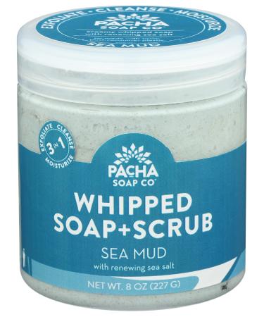 PACHA SOAP Sea Mud Whipped Soap Scrub  8 OZ