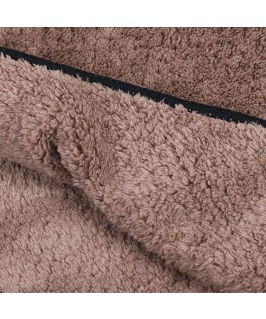 Itoda Hair Towel - Microfiber Absorbent Turban for Long Hair | Soft Durable & Fast Drying | Perfect for Home & Travel - Brown - Buy Online on GoSupps.com