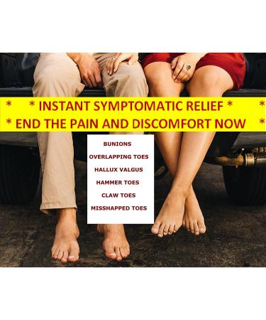 Soft Silicone Toe Spreaders & Straighteners for Hammer Toe and Bunions - Men and Women - Buy Online on GoSupps.com