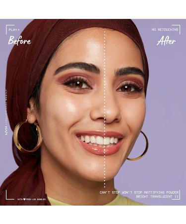 Buy Nyx Professional Makeup Can't Stop Won't Stop Mattifying Powder - Brightening Translucent 11 | International Shipping Available - Buy Online on GoSupps.com