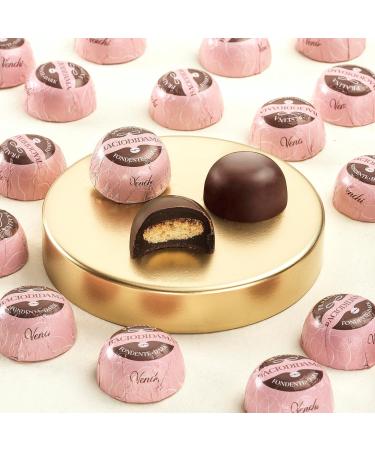 Venchi - Italian Desserts Collection - Dark BacioDiDama in 1 kg bag - Chocolate with a crispy biscuit of Piedmont PGI hazelnuts 1 kg - Gluten free - Buy Online on GoSupps.com