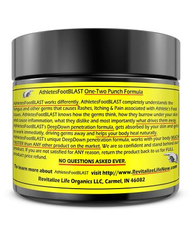 Fast Acting Athletes Foot Cream | Plant Based Extra Strength Relief Balm | Natural Ointment for Soothing Athlete's Foot - Buy Online on GoSupps.com