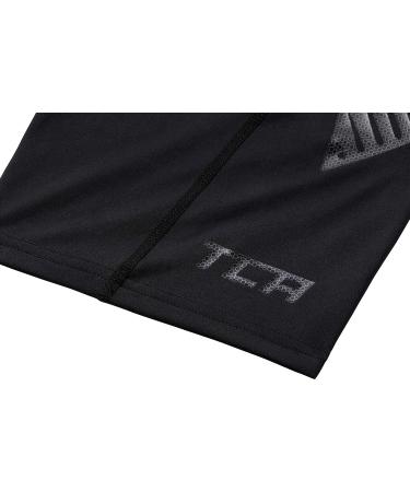 TCA Boys' CarbonForce Pro Compression Base Layer Shorts - Black Stealth (8-10 Years) - Buy Online on GoSupps.com