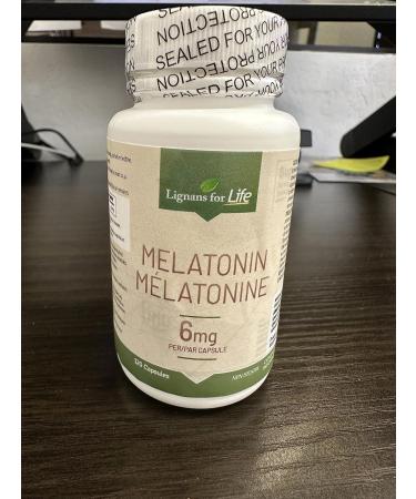 Lignans For Life Melatonin for Dogs & People 6mg - 120 Capsules - Dog Melatonin Capsules - Lignans and Melatonin for Dogs - Pet Melatonin Dogs - Melatonin Dog Treats - Vitamins for Overall Health - Buy Online on GoSupps.com