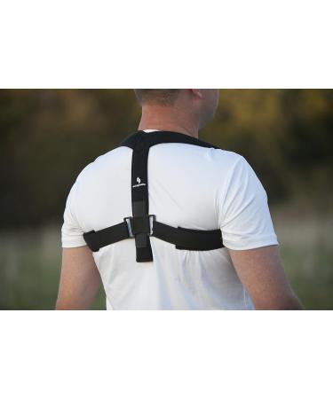 Upper Back Posture Corrector Brace & Clavicle Support for Fractures Sprains Small Size | International Shipping Available - Buy Online on GoSupps.com