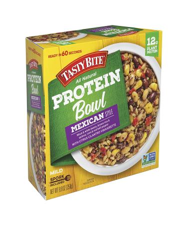 Tasty Bite Mexican Protein Bowl - Vegan, Microwaveable, 12g Plant Protein - 8.8oz (Pack of 6) - Buy Online on GoSupps.com