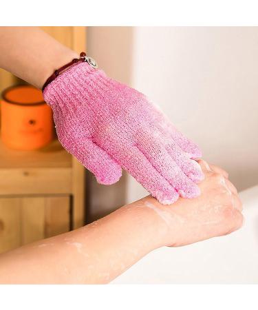 Buy Shower Gloves & Bath Gloves - Double-Sided Nylon 10 Pieces 5 Colors for Men Women & Children - International Shipping Available - Buy Online on GoSupps.com