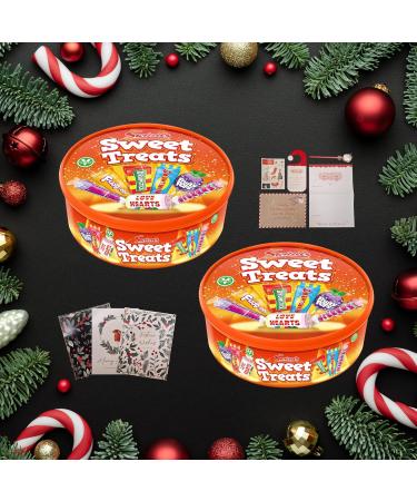 Christmas Sweets Bundle - 2x Swizzels Sweet Treats Tubs Bundled with Korpas Gifts Letter to Santa Kit and Festive Tags - Buy Online on GoSupps.com