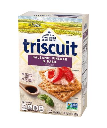 TRISCUIT Balsamic Vinegar & Basil Crackers - 8.5 oz Box - Buy Online on GoSupps.com