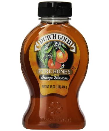 Dutch Gold Orange Blossom Honey, 16 Ounce Unit (Pack of 6)