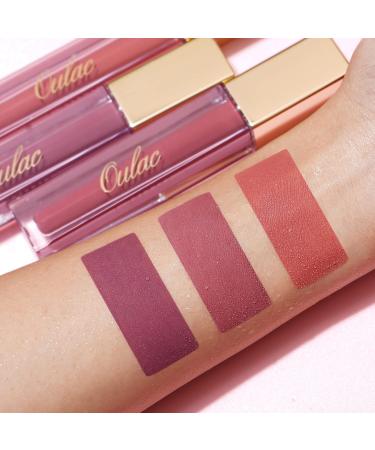 Oulac Liquid Matte Lipstick - Mauve Rose | Long-Lasting Vegan Gluten-Free | Intensive Color & Precise Applicator | 4.5ml (M12) - Buy Online on GoSupps.com