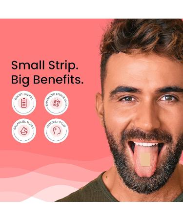 Wellbeing Nutrition Melts Instant Energy - 100% Plant-Based Green Tea Caffeine & Essential Electrolytes for Sports Hydration & Pre Workout - 30 Oral Strips - Buy Online on GoSupps.com