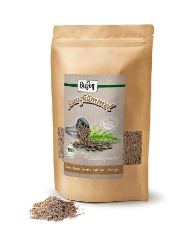 Buy Biojoy ORGANIC Cumin Seeds 500g | Whole Cumin (Cuminum cyminum) - Premium Quality for Cooking & Health in International Shipping - Buy Online on GoSupps.com