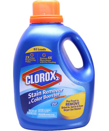 Clorox 078433444265 2 Stain Fighter & Color Booster-Original Scent, 112.75 FL OZ, (Pack of 1), Blue, 112 112.75 Fl Oz (Pack of 1) - Buy Online on GoSupps.com