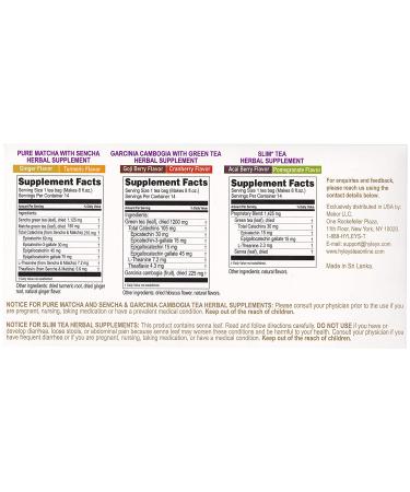 Hyleys Tea 14 Days Weight Loss Kit â€“ 42 Tea Bags for Effective Slimming - Buy Online on GoSupps.com