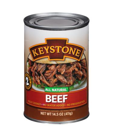 Keystone Meats All Natural Canned Beef, 14.5 Ounce