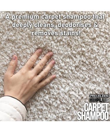 Pro-Kleen MAXPLUS Carpet Shampoo & Upholstery Cleaner Premium Formula to Remove Dirt & Stains Removes Pet Odours Suitable for all Machines (Citrus & Cedar 2 x 5 Litres) - Buy Online on GoSupps.com