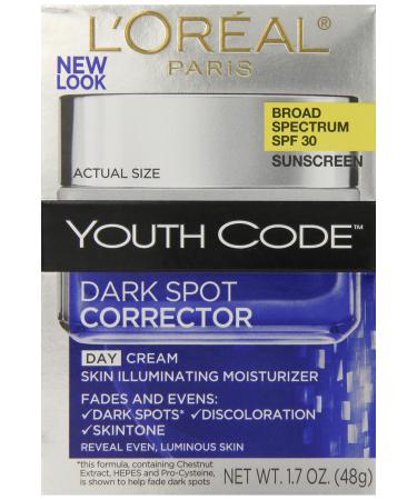 L'Oreal Paris Youth Code Dark Spot Corrector Facial Day Cream SPF 30