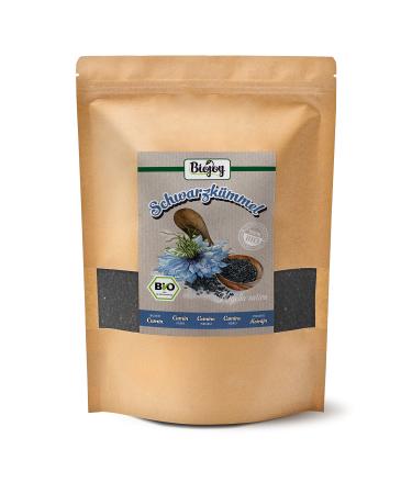 Biojoy Organic black cumin (1kg) dried and whole Black cumin seeds (Nigella sativa)