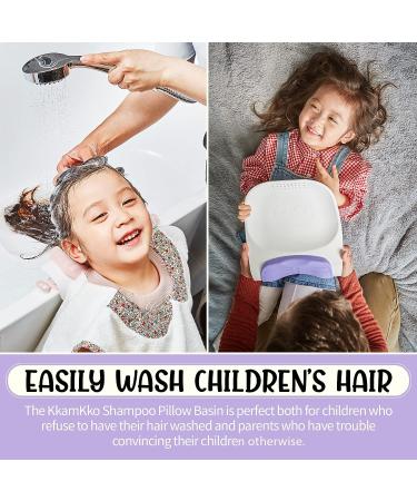 Portable Toyture Shampoo Bowl for Kids, Baby, and Adults in Pink | Tear-Free Hair Washing Basin with Neck Rest | Children's Hair Washing Sink - Buy Online on GoSupps.com