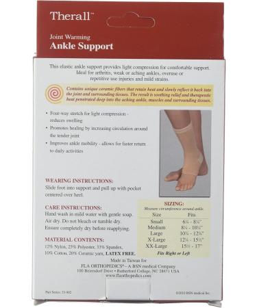 Therall Joint Warming Ankle Support - Beige XX-Large | International Shipping Available - Buy Online on GoSupps.com