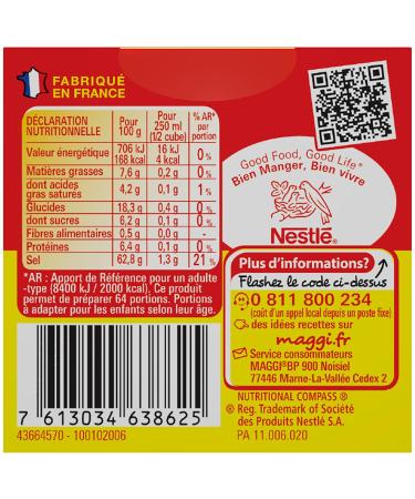 Maggi Bouillon KUB OR l'Original (32 cubes) -128g - Buy Online on GoSupps.com