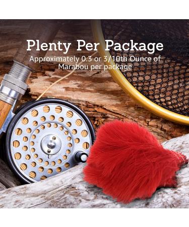 Creative Angler Chartreuse Marabou Bird Feathers - 0.3 oz for Fly Tying - Fly Fishing Flies Tail/Wings - Easy to Tie Lure - Buy Online on GoSupps.com