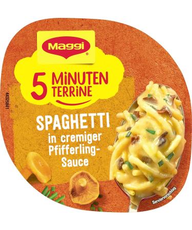 Buy Maggi 5 Minutes Terrine Spaghetti in Chanterelle Cream Sauce - 8-Pack Instant Pasta Ready Meal with Mushrooms 54g Each - Buy Online on GoSupps.com