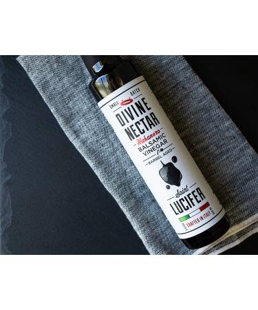 Saint Lucifer Divine Nectar - Habanero Infused Balsamic Vinegar 8.5oz | Gluten-Free, Sugar-Free, Vegan & Vegetarian - 250ML - Buy Online on GoSupps.com