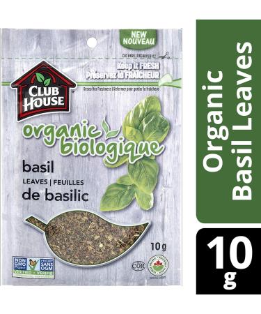 Club House Quality Natural Herbs & Spices Organic Basil Leaves 10g - Buy Online on GoSupps.com