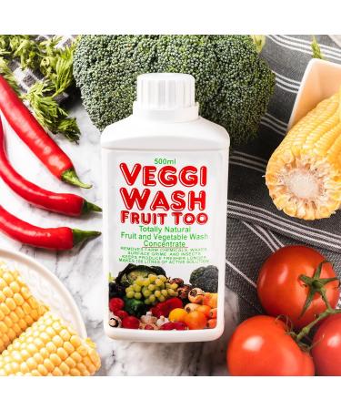 Food Safe Veggi Wash Concentrate 500ml - Natural and Effective Solution - Buy Online on GoSupps.com